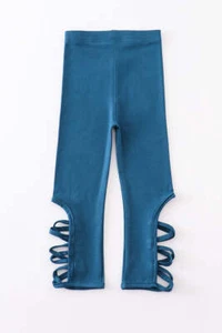 Blue hollow out legging - Picture 1 of 6