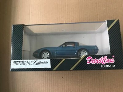 MATCHBOX COLECCIONABLES DETALLE COCHES CHEVROLET CORVETTE AZUL ZR-1 ART 213 Foto 1 de 4