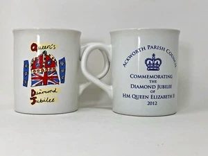 QUEENS JUBILEE TASSE KERAMIK TEE KAFFEEBECHER/TASSE X2 - Bild 1 von 3
