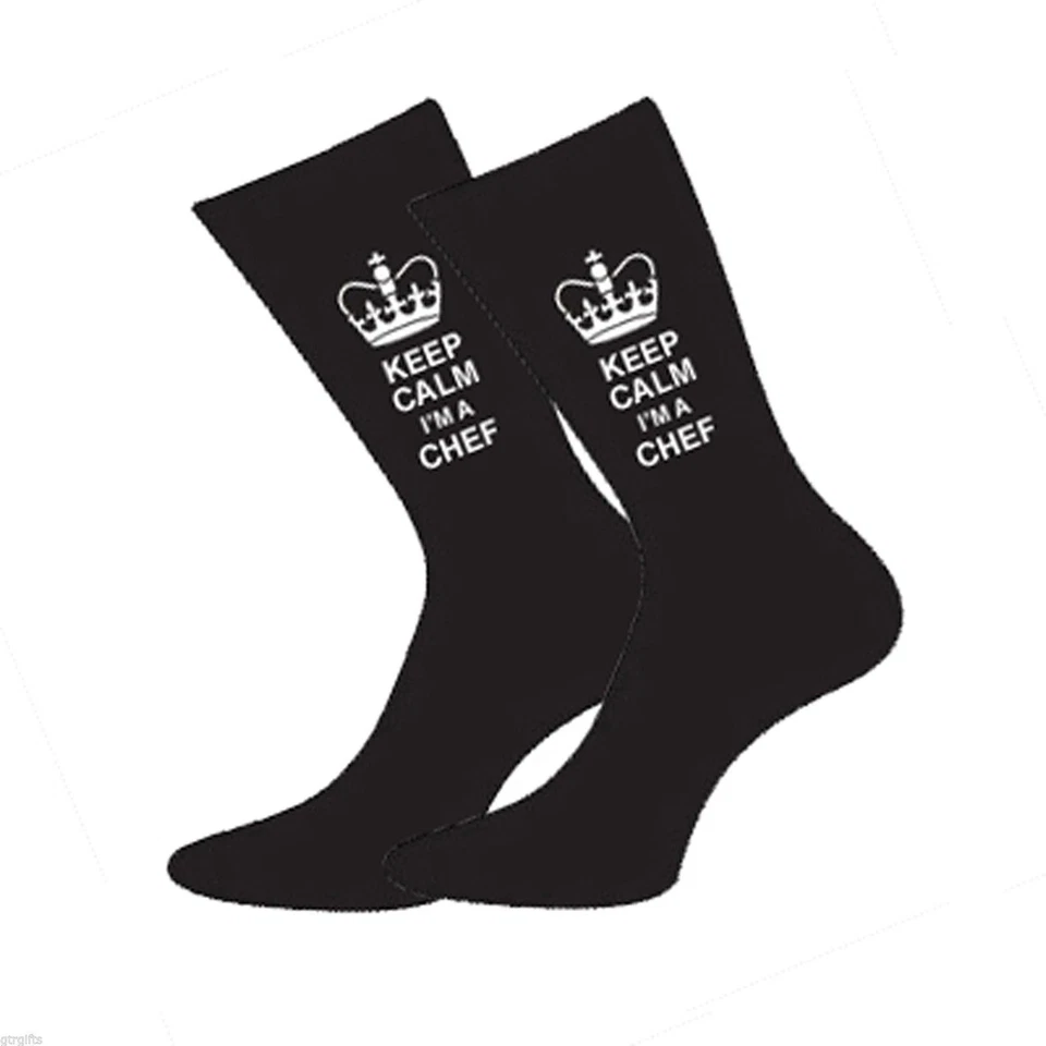 Keep Calm I'm a Chef Mens Socks Novelty, Christmas or Birthday X6V - KC CHEF
