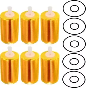 X AUTOHAUX Engine Oil Filter 04152-38020 04152-51010 04152-YZZA4 for Toyota... - Picture 1 of 7