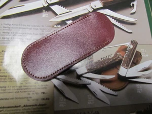 1 funda de cuero suave para navaja Solingen. - Imagen 1 de 4