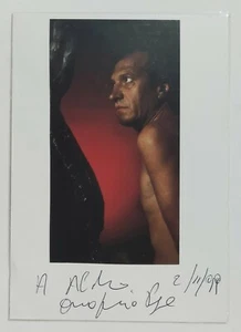 43638 277/ AUTOGRAPH on cardboard - ONOFRIO PEPE (sculptor) - Picture 1 of 2