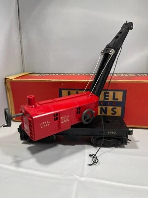 The Lionel Bucyrus Erie Crane Car No. 6560 With Original Box 1956 - Image 1 of 4