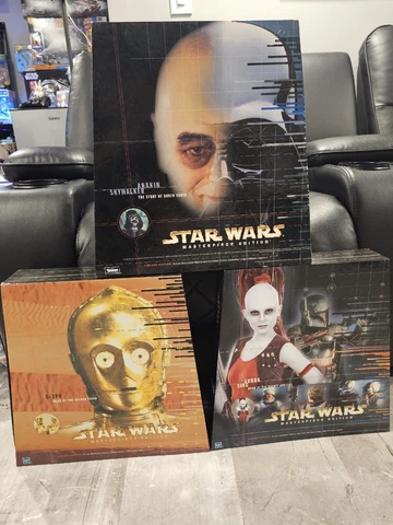 Star Wars DARTH VADEN C-3PO AURRA SING Masterpiece Edition 12" Figure & Book Set Cover