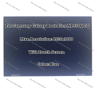 13,3" Samsung Galaxy Book Flex NP930QCG FHD LCD Bildschirm Berühren Baugruppe - Bild 1 von 4