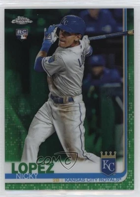 2019 Chrome Update Target Green Refractor /99 Nicholas Lopez Nicky #39 Rookie RC - Image 1 of 2