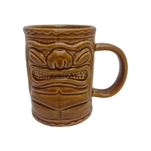 TAZA TIKI GRANDE con mango - Taza Tiki Polinesia Hawaiana - Imagen 1 de 6