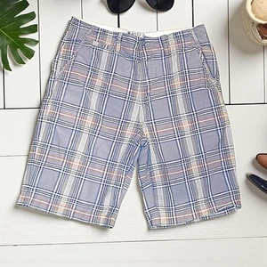Nautica Men's Madras Plaid Shorts - Picture 1 of 4