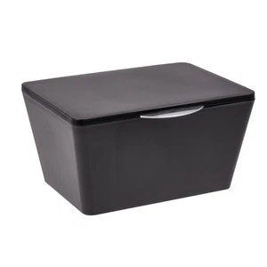 WENKO Brasil Caja de Almacenamiento con Tapa Negro - Imagen 1 de 1