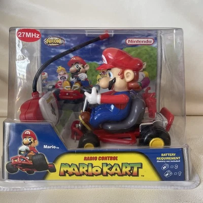 VTG Nintendo Nkok 2004 Mario Kart RC Car - Mario NEW - Image 1 of 4