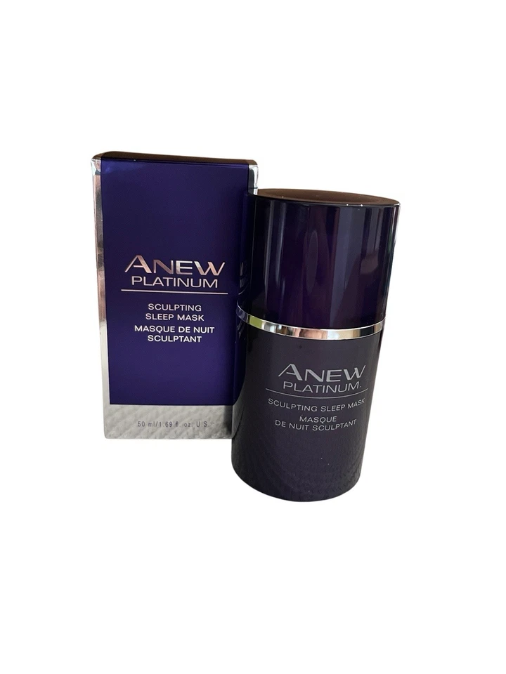 AVON ANEW PLATINUM SCULPTING SLEEP MASK 1.69 OZ BOXED - Image 1 of 1