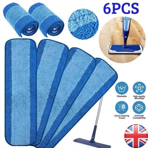 Almohadillas de repuesto para fregona lavable plana para limpieza de pisos para fregona Bona - Imagen 1 de 15