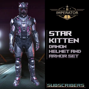 Star Citizen - STAR KITTEN "DAMON" HELMET AND ARMOR SET - Picture 1 of 1