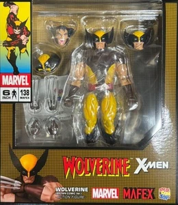 MEDICOM TOY MAFEX No.138 WOLVERINE BROWN COMIC Ver. X-MEN - Picture 1 of 7