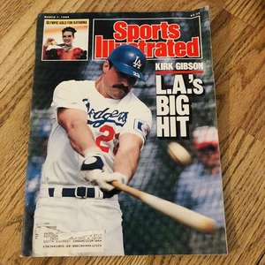 Magazine - Sports Illustrated, March 7, 1988, Kirk Gibson, Katarina Olympic Gold - Picture 1 of 7