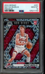 Láser RC #257 PSA 10 2024-25 MOSAICO MATAS BUZELIS DEBUT EN LA NBA - Imagen 1 de 2