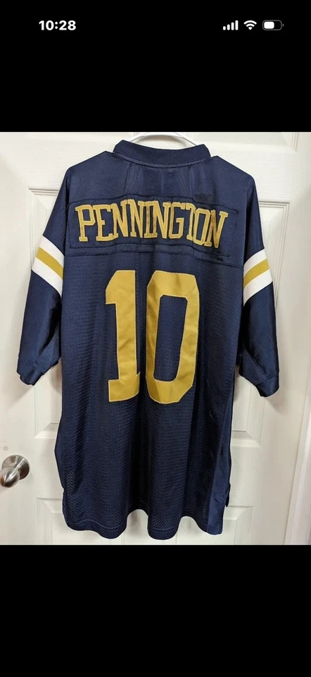 Camiseta deportiva Reebok Chad Pennington Throwback NY Jets Titans talla 2X XXL NFL Nueva York Foto 1 de 3