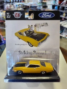 Ford Torino Cobra 1970 conductores automáticos M2 en amarillo R119 24-56 - Imagen 1 de 3