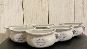 6 Vintage 1950 "For my Half-ass Friend" Occupied Japan Streich Töpfchen Kammer Topf - Bild 1 von 9
