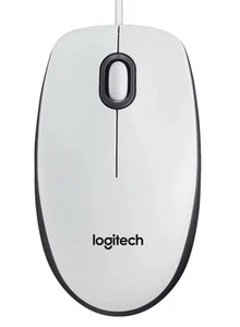 Logitech Mouse M100 White Optical Black High Quality, Compatible PC, Mac, Laptop - Picture 1 of 7