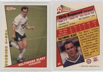 1991-92 Pacific MSL Chris Haywood #69 - Image 1 of 2