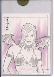 2009 BENCHWARMER - COLOR PENCIL SKETCH CARD - 1/1 - Picture 1 of 1
