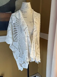 Soft Surroundings Open Front Cardigan/Kimono Sz S/M Loose Fit NWT Ret $89 - Picture 1 of 4