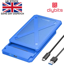 2.5" SSD HDD Enclosure iDsonix USB 3.1 to SATA III 6Gbps UASP PS5 Xbox PC Laptop - Picture 1 of 10