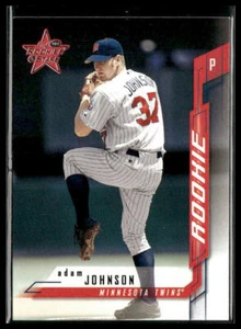 Adam Johnson #114 2001 Leaf Rookies & Stars Minnesota Twins - Picture 1 of 2
