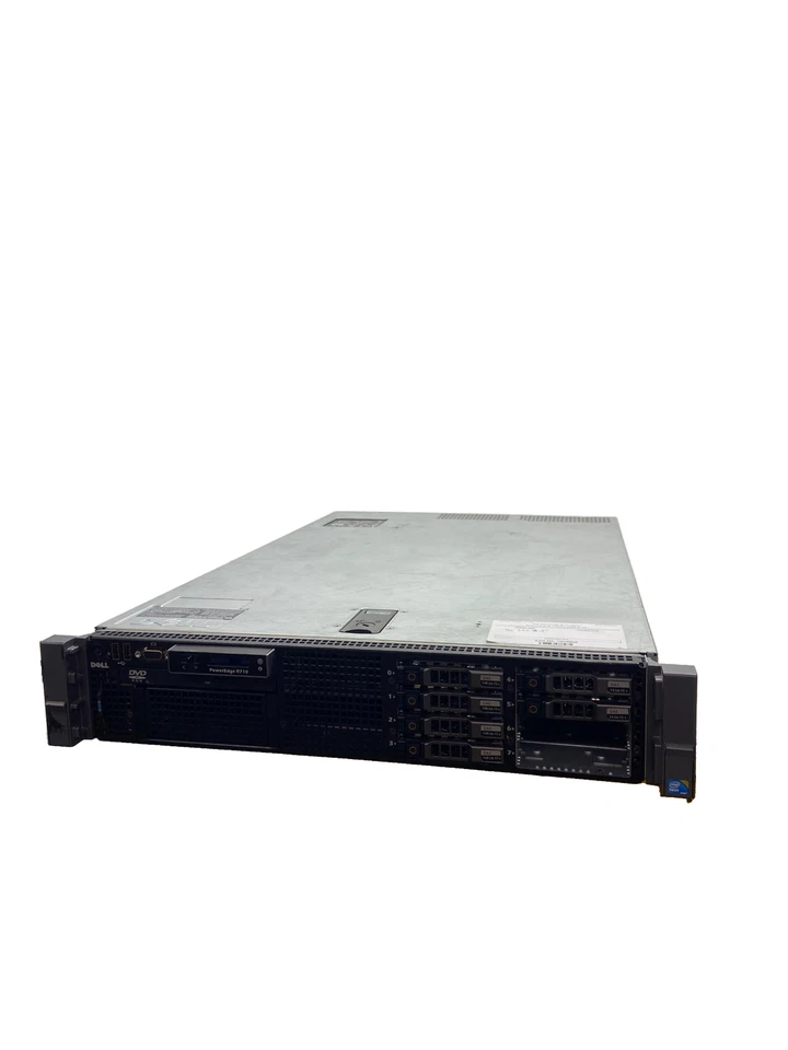 Dell PowerEdge R710 2U Server BOOTS Xeon E5530 @2.4 32GB RAM 1.3TB/4 HDDs NO OS - Image 1 of 4