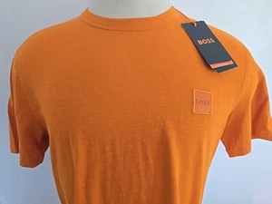 HUGO BOSS Black Tag CREW NECK MEN'S NEW COTTON T-SHIRT SIZE L - Picture 1 of 19