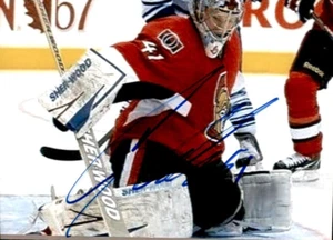 Craig Anderson Signed Ottawa Senators Trading Card Sized Mini Photo - Picture 1 of 1