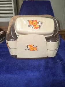 Vintage Sterilite Tablemate Set Serviette Butterdose Salz Pfeffer - Bild 1 von 2