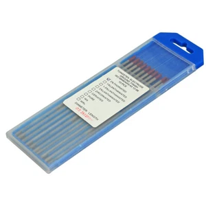Electrodo de tungsteno de soldadura TIG rojo 2 % Thorated WT20 3,2 X 150 mm paquete de 10 - Imagen 1 de 7