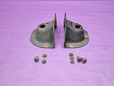 1971-1974 AMC AMX Javelin Front Upper Shock Tower Mounting Brackets LH & RH OEM - Image 1 of 4