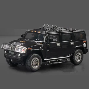 1/18 HUMMER H2 Highway 61 SUV Alloy Car Model Diecast Metal Off-Road Vehicles Ca - Picture 1 of 16