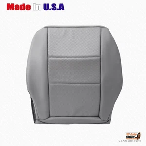 2008-2015 Mercedes Benz GLK250 280 300 350 Driver Bottom Leather Seat Cover Gray - Picture 1 of 11