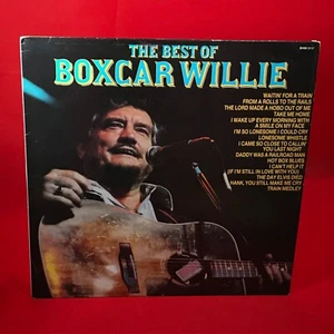 The Best Of Boxcar Willie 1982 UK vinyl LP The Day Elvis Died Train medley - Picture 1 of 4