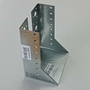 Scarpa d'ancoraggio per fissaggio a muro e ferro di travi in legno da 100x140mm - Foto 1 di 4