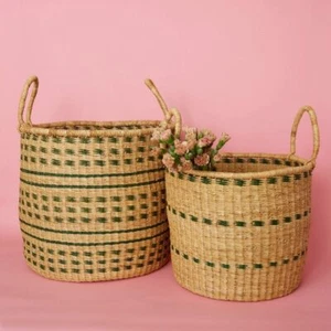Jumbo Dotted Basket Set - Picture 1 of 3