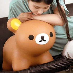 San-x Rilakkuma and Korilakkuma Air Ride-on Toys W13.7xH14.1xD23.6in JAPAN NEW - Picture 1 of 38