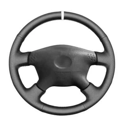 Hand-stitched PU Leather Steering Wheel Cover for Toyota Hilux Tacoma Tundra - Image 1 of 4