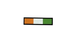 Patch printed embroidered travel souvenir biker backpack flag ivory coast - Bild 1 von 1