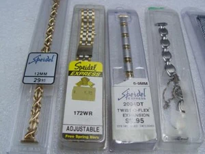 7 Quality Vintage Speidel Metal Watch Band Bracelet $70+ Retail - Picture 1 of 1
