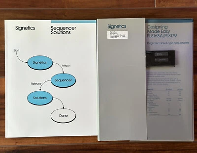1987 Signetics Designing Made Easy Programmable Logic Sequencers PLS168A/PLS179 - Image 1 of 4