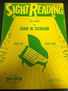 Sight Reading For Piano Book 2 1953 Paperback John W. Schaum - Bild 1 von 6