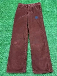 Vintage 70's Our-Gang by Health-tex Junior Corduroy Pants Sz 10 Regular Burgundy - Picture 1 of 12