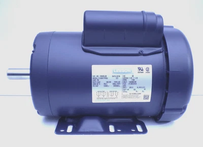 NEW Leeson  1.5HP  1740 RPM  7/8" Shaft TEFC  115-230v SINGLE PHASE + C Face Kit - Image 1 of 4