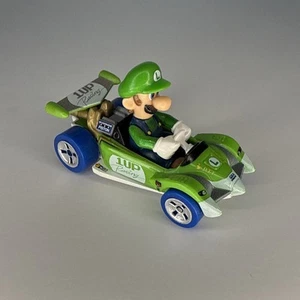 Hot Wheels Nintendo Mario Kart LUIGI CIRCUIT SPECIAL 1:64 auto giocattolo pressofusa 2018 - Foto 1 di 7